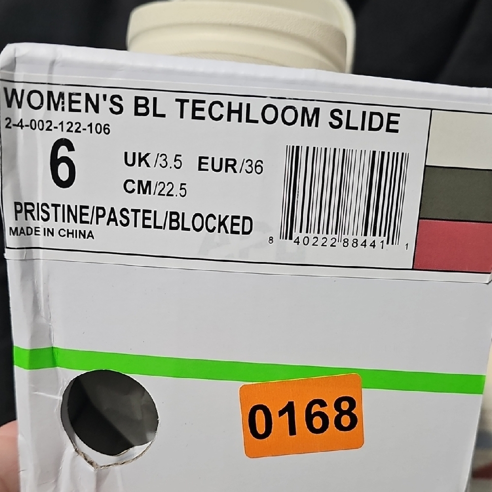 APL White Cream Logo Slide Sandals - Picture 4 of 4